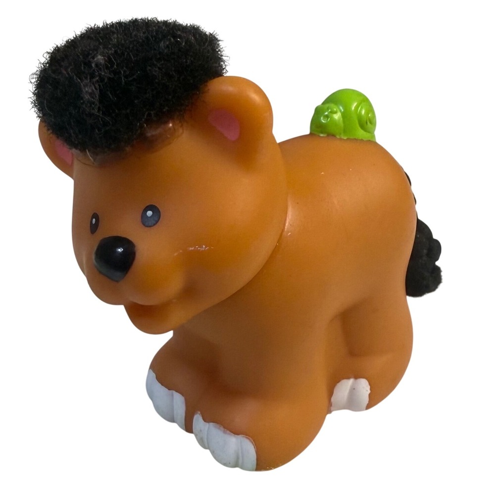 Y2K Fisher-Price Little People Touch & Feel Lioness Noah's Ark Zoo Jungle Safari